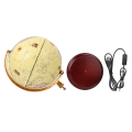 Miniatyrbillede 2 af 8: 25CM 3D Antik Globe Skoleartikler Undervisningsværktøj Desktop Decor Pædagogisk Legetøj25cm antikt med lys