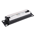 Miniatyrbilde 4 av 5: CAT6 8 Porter Patch Panel Rack Nettverk 10 Tommer 1U Rackmontering med RJ45 Socket kompatibel med Husholdnings Distribu-B14