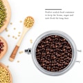 Miniatyrbillede 8 af 8: Rustfrit stål kaffekapsel vakuumforseglet opbevaringsglas til sukker te bønne (1100 ml)