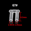 Miniatyrbild 7 av 8: Plastproppar Ramlösa Glasögon Spänne Ram Glasögon Utrustning Tillbehör
