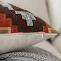 Miniatyrbillede 4 af 5: 1 pakke dekorative pudebetræk, premium bomuldsbroderi firkantet pudebetræk, accent tyrkisk pudebetræk til sofa stue