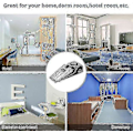 Miniatyrbild 4 av 4: Dörrstoppslarm 2-pack: 120 dB dörrstopp med kil som utlöser larm