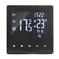 Miniatyrbillede 2 af 8: Digital termostat LCD-skærm programmerbar smart touch-skærm gulvvarme kedelcontroller sort AC90‑240V K2MRH3A