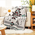 Miniatyrbilde 2 av 5: Sofateppe Dekorativt Stoltrekk Vakkert Bohemstil for Sofa, Seng, Campingteppe (130 x 160 CM)