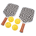 Miniatyrbillede 2 af 8: Pickleball-ketsæt Honeycomb Core Glasfiber Pickleball-padler Sportsudstyr