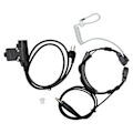 Miniatyrbild 1 av 8: U94 PTT Adapter Hands Free Push to Talk Military Adapter Kabel med Hals Mic hörsnäcka för Alan för Midland Radio