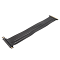 Miniatyrbillede 8 af 8: PCIE 4.0 X16 Ekstremt Fleksibelt 180 Graders Højhastigheds GPU Udvidelseskort Riser Kabel til RX6900XT RX6800XT RTX3090ti Sort 25cm/9.84in