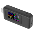 Pikkukuva 8 / 8: USB C power jännitevirta 2 in 1 metri volttimittari ampeerimittarin värinäyttö DC4-30 V