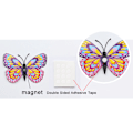 Miniatyrbillede 2 af 3: 3D Butterfly Wall Sticker Dobbeltlag Simulation PVC Sommerfugl Vægdekaler med magneter til hjemmefest dekoration Farveblanding