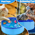 Miniatyrbild 5 av 5: Katt Vattenleksak - Kattpool med Interaktiva Fiskleksaker, Fisk Skål Kattleksaker För Uttråkade Innekatter Interaktiva Kattleksaker För Innekatter DGZD