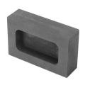 Miniatyrbilde 3 av 8: Grafittform 70x45x20mm Ekstern 50x25x10mm Intern Hurtigkjøling Oppvarming Termisk stabilitet Smelteformer for gull