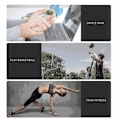 Miniatyrbild 5 av 8: 2 st handledsstöd justerbart andningsbart handledsskydd handledsskydd för män kvinnor sport fitness yoga
