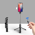 Miniatyrbild 1 av 5: Selfiepinne med Bluetooth, bärbart stativ för långvariga selfies och stationär telefonhållare