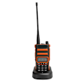 Miniatyrbillede 6 af 8: Udendørs bærbar dual-band walkie talkie-sæt håndholdt LCD-display walky talky 100‑240V orange EU-stik 100‑240V