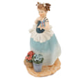 Miniatyrbilde 6 av 8: Victorian Girl Resin Ornament - Utsøkt søt stabil skrivebordsdekor i harpiks for hjemmedekorasjon