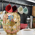 Miniatyrbillede 6 af 8: Kaffeopbevaringsstativ Kaffeekapsel Opbevaringskurv Metalramme