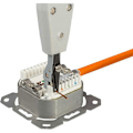 Miniatyrbillede 2 af 2: Punch Down Værktøj LAN DSL ISDN Netværk Patch Saks til Netværksstik Montering Kabel Patch Panel LSA CAT5 CAT6 CAT7
