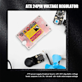 Pikkukuva 3 / 5: ATX 24Pin Teholähde Breakout -levy akryylikuorella ja jännitteensäätimellä