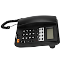 Miniatyrbillede 6 af 8: KXT6009CID stationær ledning telefon med ledning til fastnet med opkalds-id-displayfunktion til hjemmekontoret (sort)