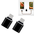 Pikkukuva 6 / 8: 2 kpl USB 3.0 OTG -sovitinta, puhelin, PD-kaapeli, sovitin, hiiri, näppäimistö, liitäntämuunnin, musta