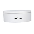Miniatyrbild 4 av 8: Vit automatisk 360° roterande display-snurrplatta 3KG lastbärande elektrisk display-snurrplatta stativ för butik diameter 13cm/5in
