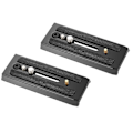 Pikkukuva 5 / 5: Pikakiinnityslevy 1/4 ja 3/8 kiinnitysruuveilla Manfrotto 501HDV 503HDV 701HDV MH055M0-Q5 -malleille