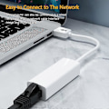 Miniatyrbilde 2 av 5: USB Ethernet, Nettverksadapter USB 2.0 til 10/100 Mbps Ethernet LAN Nettverksadapter Laptop, PC, USB til Ethernet rj45 Kompatibel med Windows 7-10, Vista/XP,