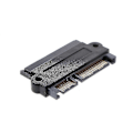 Miniatyrbilde 3 av 4: SFF-8482 22-pin SAS til 7-pin + 15-pin SATA-konverteradapter for harddisk