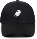 Ghost Embroidered Caps Halloween Men Women Baseball Cap Pure Color Snapback Hat