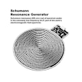 Miniatyrbild 4 av 5: USB Strömförsörjning 7.8Hz Schumann Vågor Ultralågfrekvent Pulsgenerator Sömnförbättrare Cirkulär