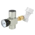 Hemmabryggd öl CO2-regulatorladdare Gasfrånkoppling med plastkoppling 0-60PSI