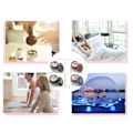 Miniatyrbild 4 av 7: Doftljus Set med Rose Lavendel Citron Kakao Dofter Portable Aromaterapi Ljus för Meditationsmassage