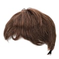Miniatyrbillede 1 af 8: Mænds Paryk Lys Brun Naturlig Fluffy Handsome Åndbar Mesh Moderigtig Kort Hår Paryk