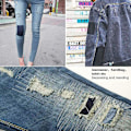 Pikkukuva 2 / 5: 30 KPL Kangaspaikka, vedenpitävä itseliimautuva denim-farkkupaikka vaatteiden korjaukseen, 5 väriä DIY-farkkupaikkoja vaatteisiin farkkuihin takkeihin (4,9 x