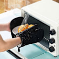 Miniatyrbild 4 av 5: Set med 2 ugnshandskar, kökshandskar, matlagningshandskar för grillning, matlagning, bakning, mikrovågsugn