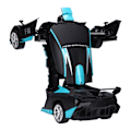 Miniatyrbild 7 av 8: Fjärrstyrd bil 1:18 skala En knapp deformation RC bil Transform robot Födelsedagspresent till barn