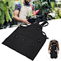 Pikkukuva 6 / 8: Outdoor Working Camping Canvas Puutarhaessu Multi Pocket Store Tools Musta