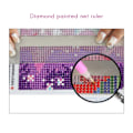 Miniatyrbillede 3 af 8: Rhinestone Maleri Tegning Lineal Dot Drill Rhinestone Broderi Mesh Lineal Rustfrit Stål Lineal Værktøj