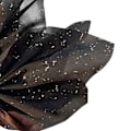 Miniatyrbillede 7 af 8: Hår Scrunchies med Bue Skinnende Mesh Bowknot Ponytail Holders Scrunchies til Piger Kvinder Sort