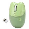 Miniatyrbillede 3 af 8: Trådløs mus BT5.1 eller 2,4 GHz Silent Click Justerbar DPI Auto Sleep Office Mouse for Girl Working Family School Cafe Green