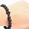 Miniatyrbilde 4 av 5: Blå Sparingsstøtte Armbånd - Elastisk, One Size Fits Most, Menn og Kvinner