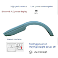 Miniatyrbillede 5 af 5: Bluetooth 4.0 Foldbar Trådløs Mus Arc Touch Roller Computer Lydløs Mus Ergonomisk-E Bluetoothblack