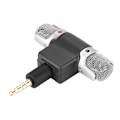 Miniatyrbilde 1 av 8: 3,5 mm Mini Mic Digital Stereo Mikrofon Profesjonell Håndholdt Ekstern Trådløs Mikrofon