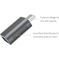 Miniatyrbild 4 av 5: USB C till USB Adapter (2-pack), USB-C till USB 3.0 Adapter, USB Typ-C till USB Adapter, Thunderbolt 3 till USB Hona OTG Adapter för MacBook Air 2020 (Mörk