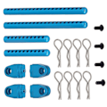 Pikkukuva 4 / 5: RC-auton koripilarisarja 1/10 TT02 RC-auton päivityssarjaan, sininen