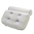 Miniatyrbillede 2 af 7: Badepude Spa Badekarpude Blød Komfortabel med skridsikker sugekop 3D Mesh Badepude