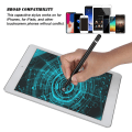 Miniatyrbilde 4 av 8: Kapasitiv skjerm Touch Pen Stylus for Android/iOS/Windows/ipadpenil telefonnettbrett (svart)