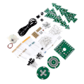 Miniatyrbilde 7 av 8: Elektronisk juletre fargerik LED automatisk roterende musikk tre montering sett DIY undervisningssett