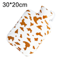 Miniatyrbilde 2 av 5: CozyCover Varmtvannsflaske med lokk Gul hvit melkeku stor