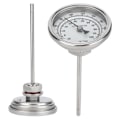 Miniatyrbilde 3 av 8: 1/2 NPT-gjenge rustfritt stål skive termometer hjemmebrygging kjele termometer 0-220℉ / -10-100℃